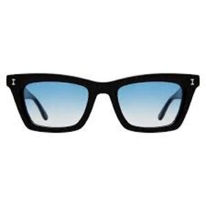 Illesteva Portugal Black Blue See Through Gradient.